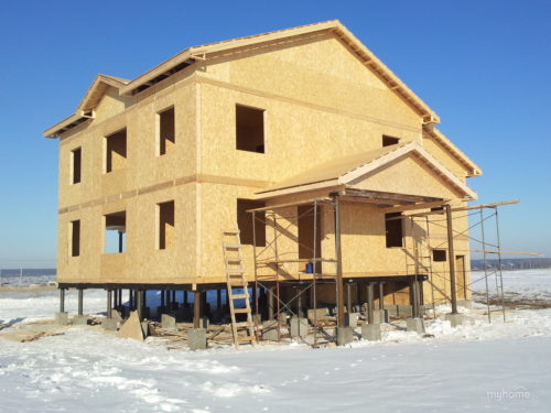 Постройка дома из СИП панелей Дом из СИП панелей