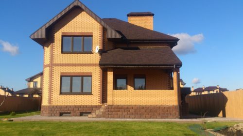 Кирпичный дом, построенный своими руками Кирпичный дом