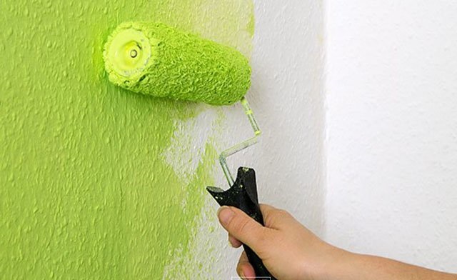 Как покрасить стеклообои?