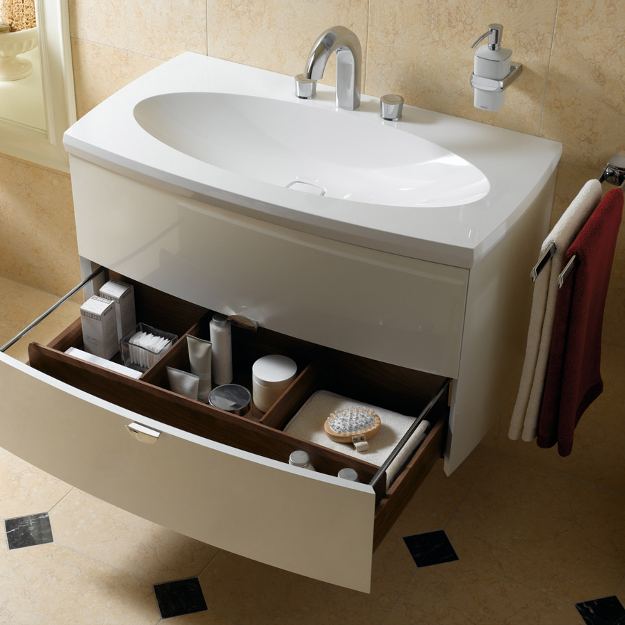 Выбираем размер тумбы с раковиной в ванную