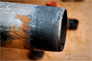 Как нарезать резьбу на трубе