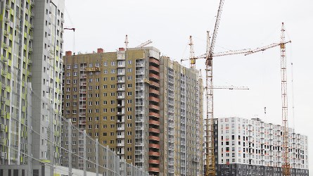 В Москве сдано почти на 40% меньше жилья