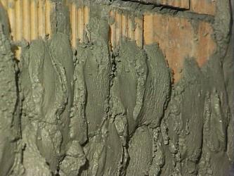 Нанесение штукатурного раствора