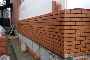 Как обложить дом облицовочным кирпичом