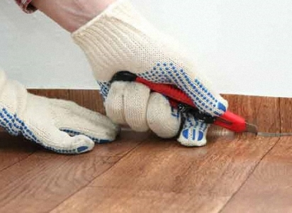 Укладка линолеума на фанеру