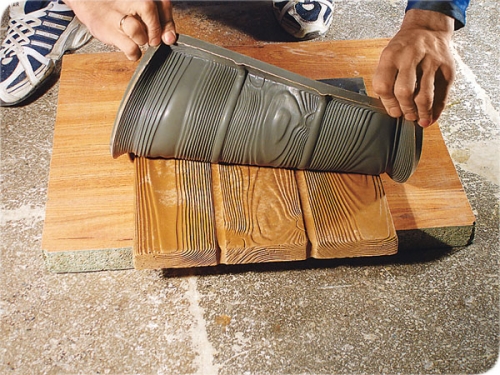 Форма из силикона для садовой дорожки своими руками