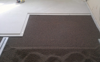 Сухая стяжка пола в ванной