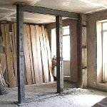 Расширение проемов в несущих стенах-как выполняется