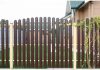 Заборы из металлического штакетника: особенности и достоинства